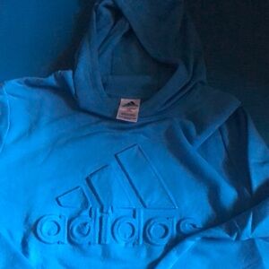 adidas Blue Kids Hoodie long sleeve- great condition